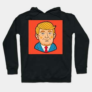 Donald Trump Illustration Hoodie